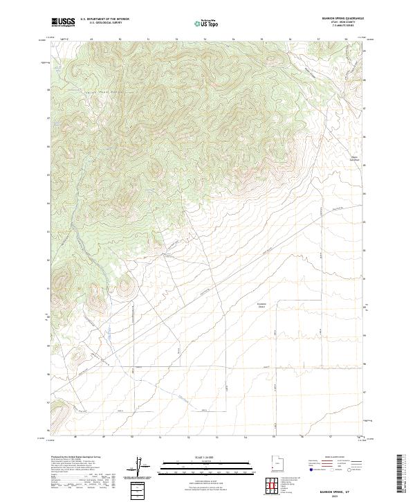 Bannion Spring, UT — USGS 7.5-minute topo (2023)