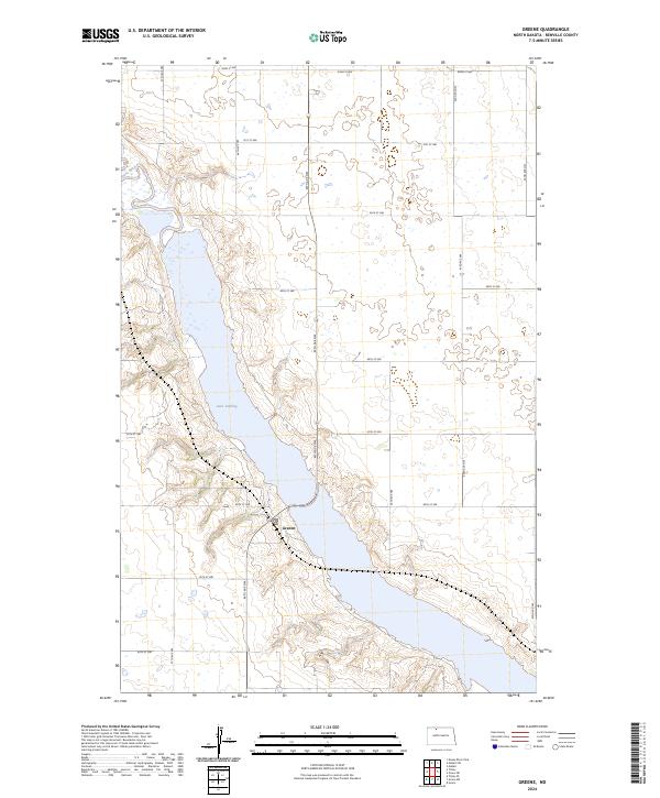 Greene, ND — USGS 7.5-minute topo (2024)