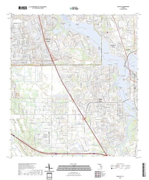 Palm City, FL — USGS 7.5-minute topo (2024)