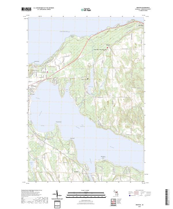 Ironton, MI — USGS 7.5-minute topo (2023)