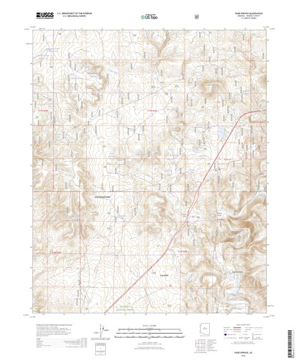 Page Springs, AZ — USGS 7.5-minute topo (2026)