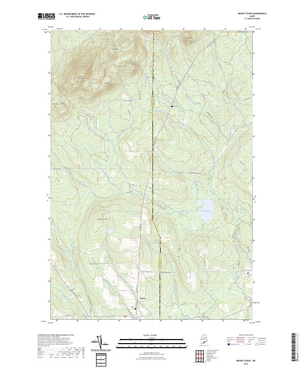 Mount Chase, ME — USGS 7.5-minute topo (2024)