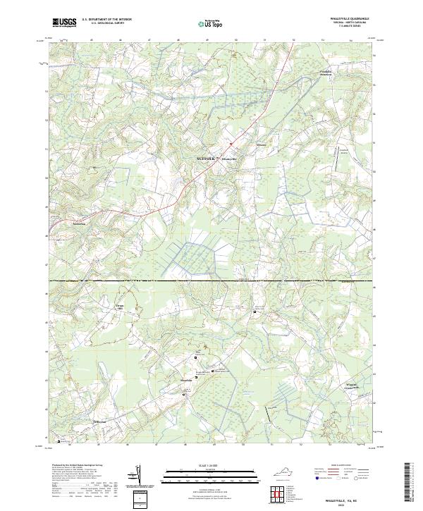 Whaleyville, VA-NC — USGS 7.5-minute topo (2022)