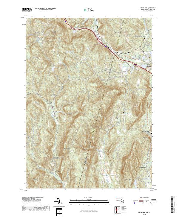 State Line, MA-NY — USGS 7.5-minute topo (2024)