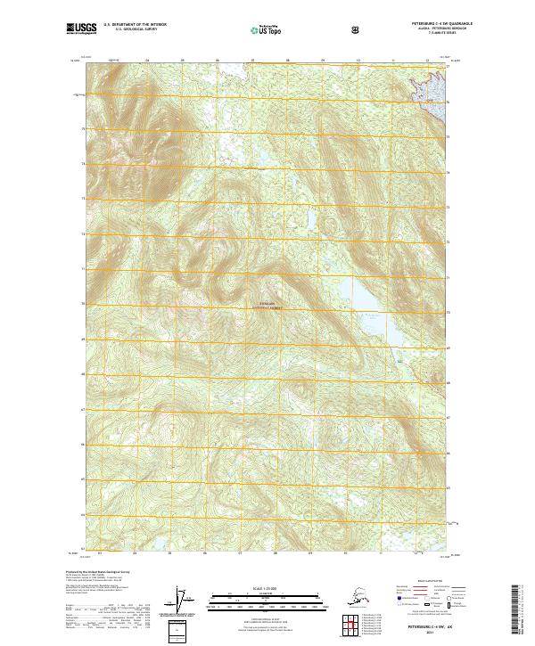 Petersburg C-4 SW, AK — USGS 7.5-minute topo (2021)