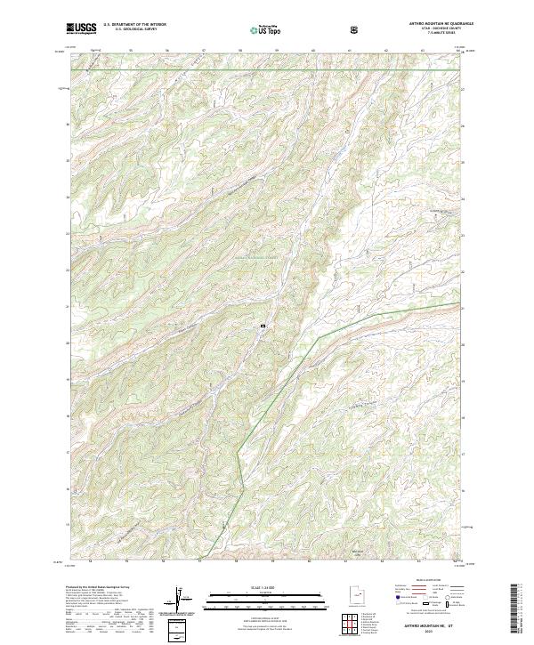Anthro Mountain NE, UT — USGS 7.5-minute topo (2023)