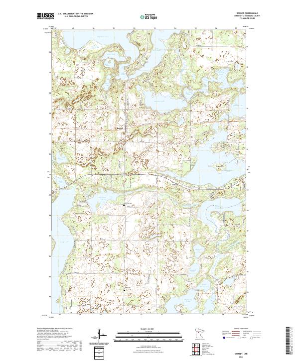 Dorset, MN — USGS 7.5-minute topo (2022)