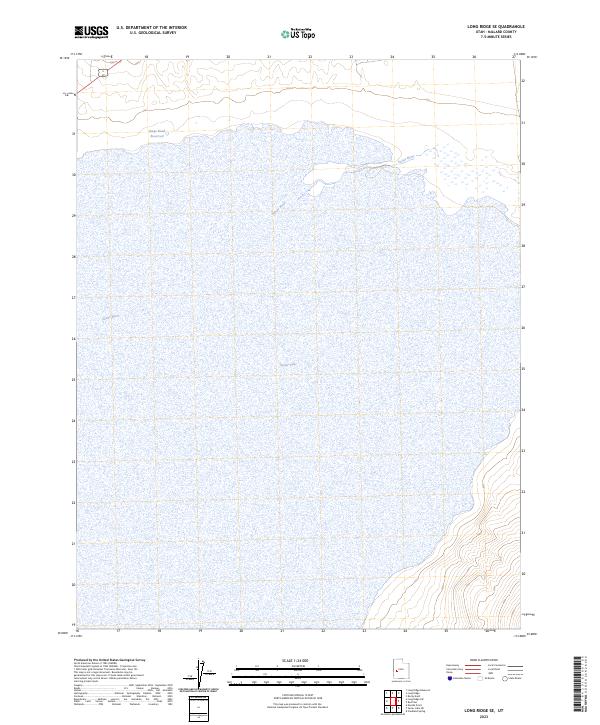 Long Ridge SE, UT — USGS 7.5-minute topo (2023)