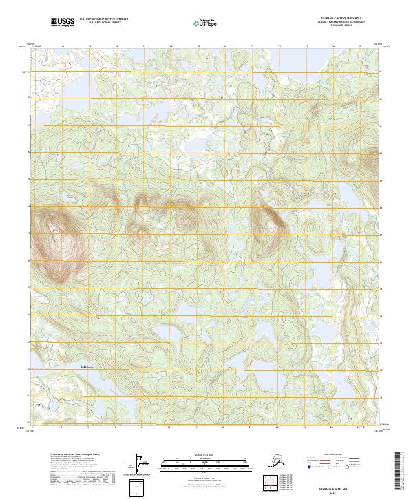 Gulkana C-6 SE, AK — USGS 7.5-minute topo (2023)