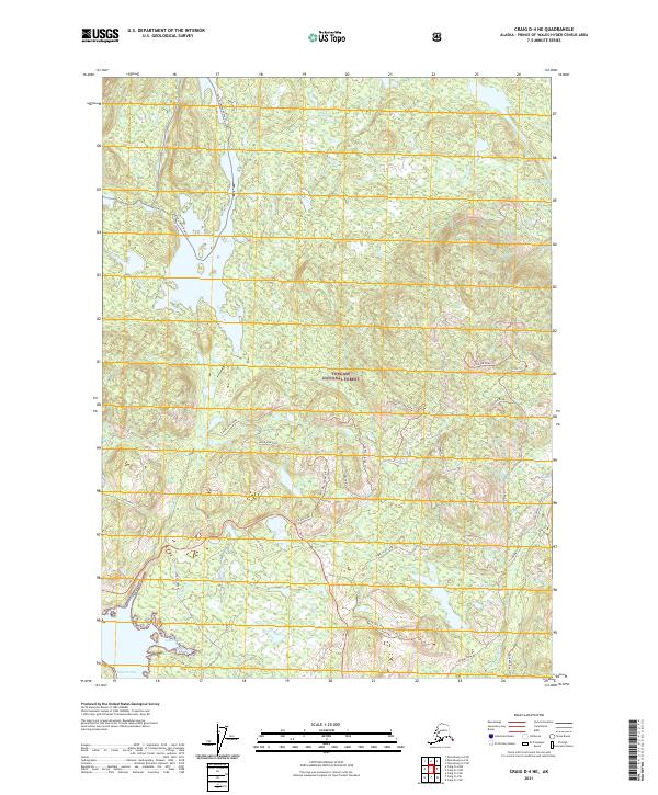 Craig D-4 NE, AK — USGS 7.5-minute topo (2021)