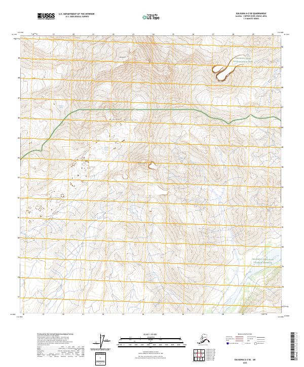 Gulkana A-2 SE, AK — USGS 7.5-minute topo (2023)
