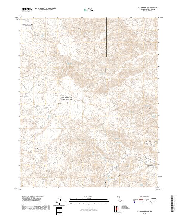 Homewood Canyon, CA — USGS 7.5-minute topo (2021)