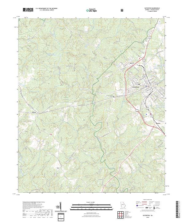 Eatonton, GA — USGS 7.5-minute topo (2024)
