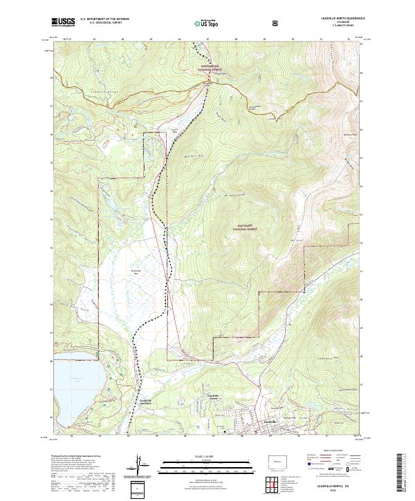 Leadville North, CO — USGS 7.5-minute topo (2022)