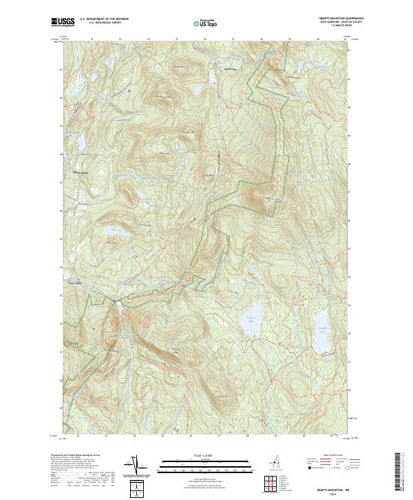 Smarts Mountain, NH — USGS 7.5-minute topo (2024)