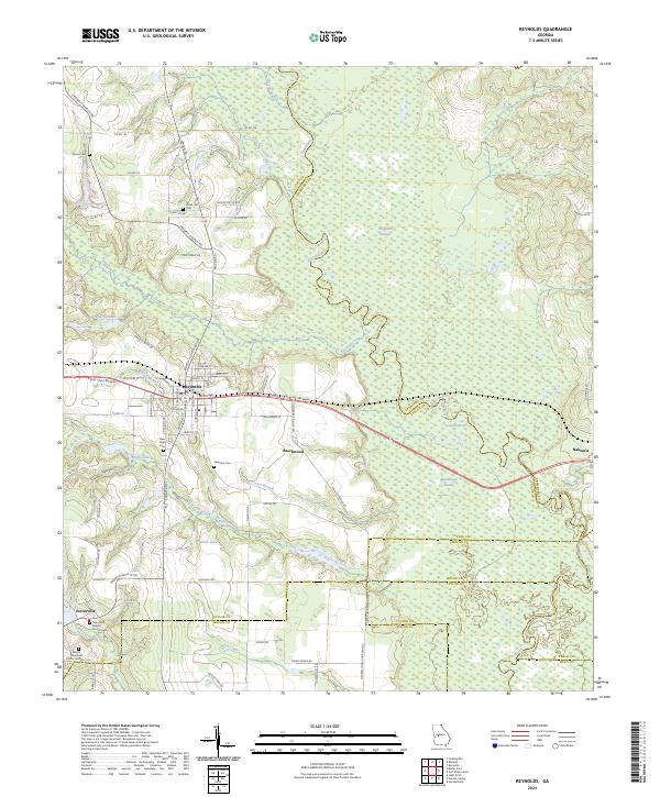 Reynolds, GA — USGS 7.5-minute topo (2024)