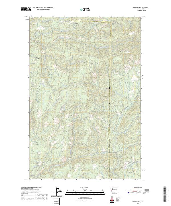 Capitol Peak, WA — USGS 7.5-minute topo (2023)
