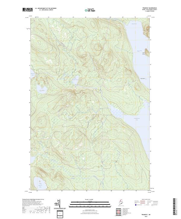 Tramway, ME — USGS 7.5-minute topo (2024)