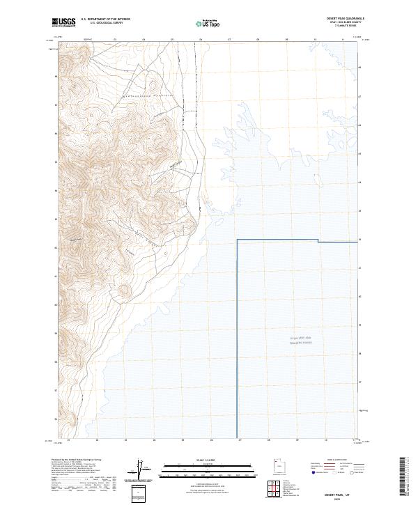 Desert Peak, UT — USGS 7.5-minute topo (2023)
