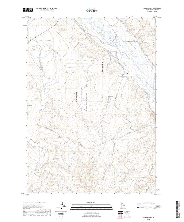 Sugar Valley, ID — USGS 7.5-minute topo (2024)