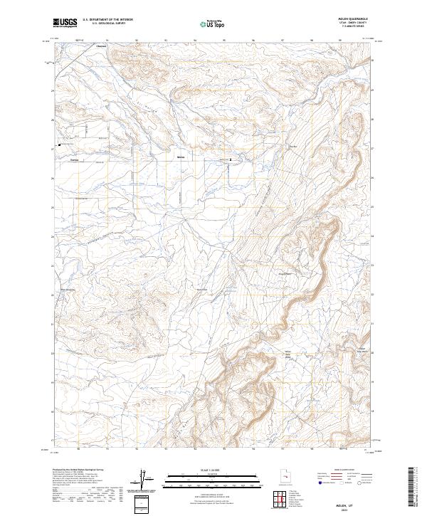 Molen, UT — USGS 7.5-minute topo (2023)