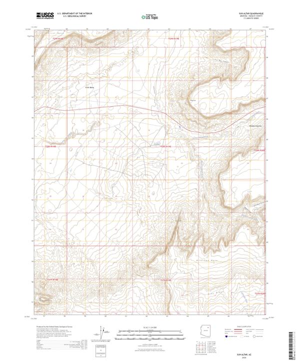 Sun Altar, AZ — USGS 7.5-minute topo (2026)