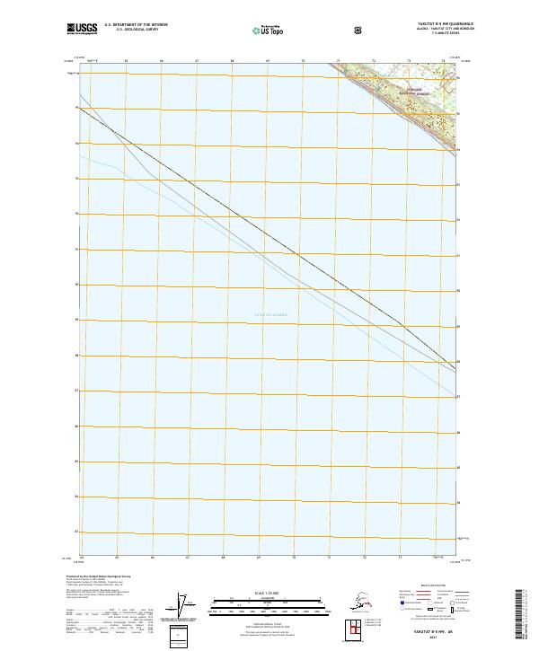 Yakutat B-5 NW, AK — USGS 7.5-minute topo (2021)