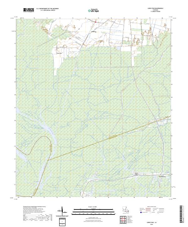 Lone Star, LA — USGS 7.5-minute topo (2024)