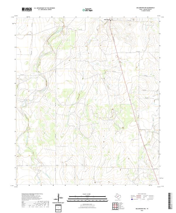 Millersview NW, TX — USGS 7.5-minute topo (2022)