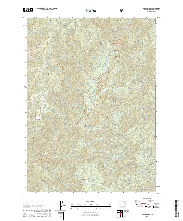 Chrome Ridge, OR — USGS 7.5-minute topo (2023)