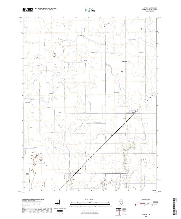 Cadwell, IL — USGS 7.5-minute topo (2024)