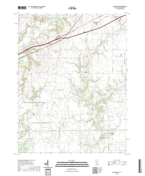 Beaver Creek, IL — USGS 7.5-minute topo (2024)