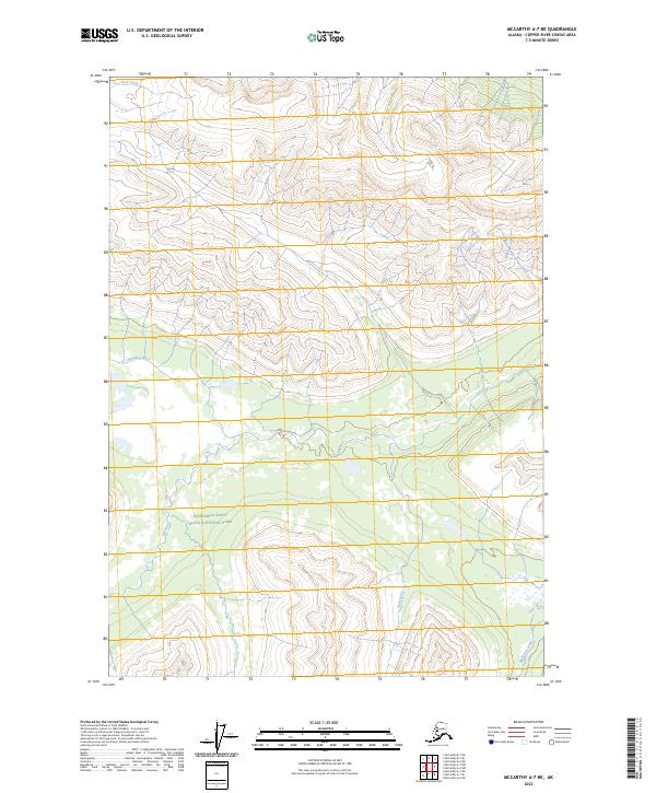 McCarthy A-7 NE, AK — USGS 7.5-minute topo (2023)