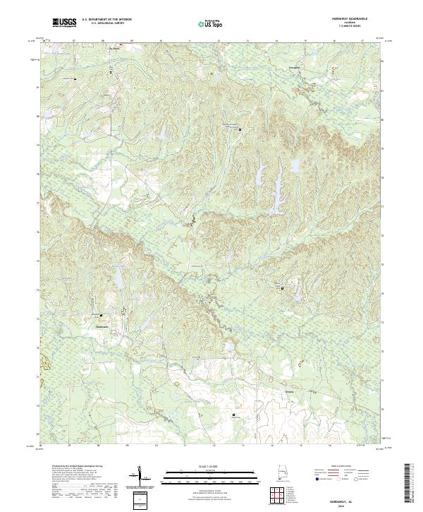 Hardaway, AL — USGS 7.5-minute topo (2024)