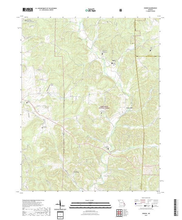Higdon, MO — USGS 7.5-minute topo (2021)