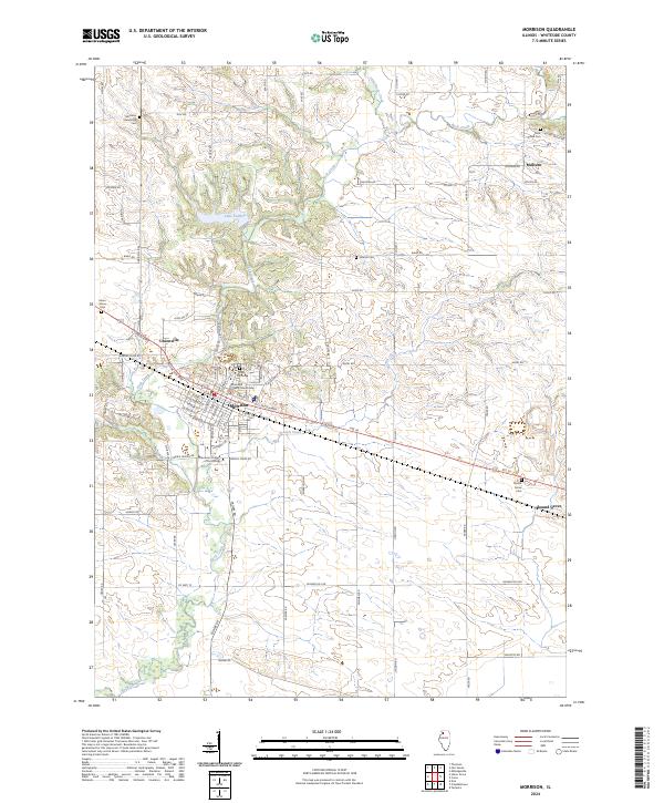 Morrison, IL — USGS 7.5-minute topo (2024)