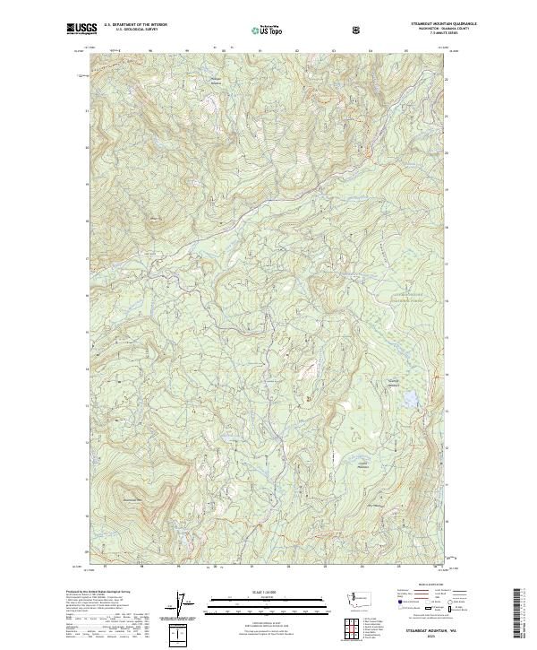 Steamboat Mountain, WA — USGS 7.5-minute topo (2023)