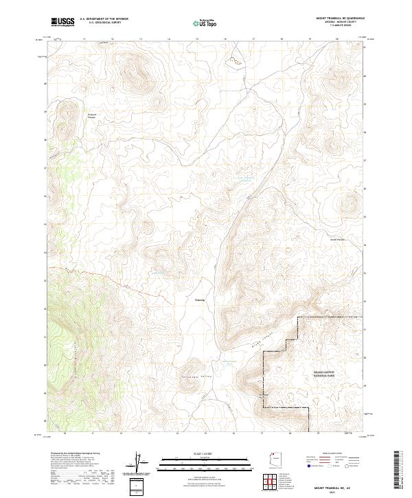 Mount Trumbull NE, AZ — USGS 7.5-minute topo (2021)