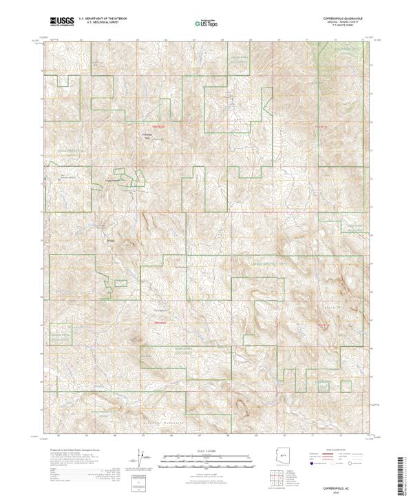 Copperopolis, AZ — USGS 7.5-minute topo (2026)