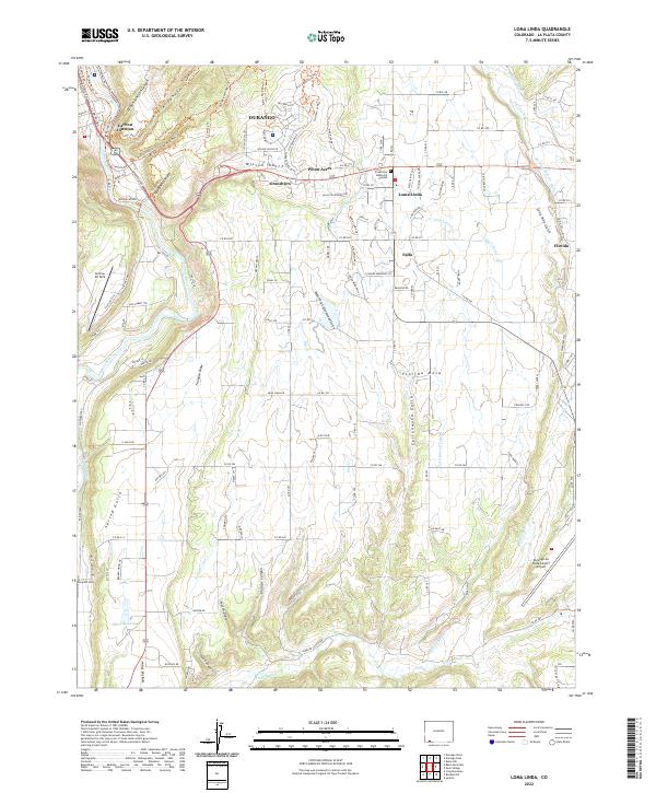 Loma Linda, CO — USGS 7.5-minute topo (2022)
