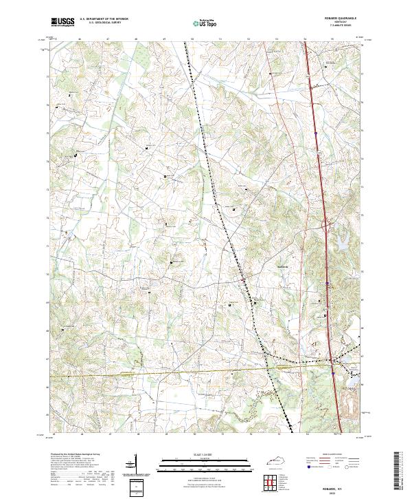 Robards, KY — USGS 7.5-minute topo (2022)