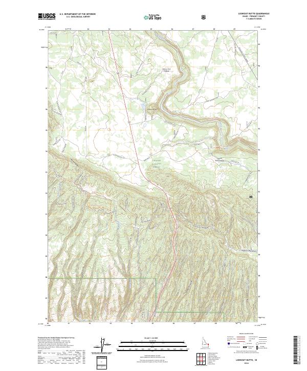Lookout Butte, ID — USGS 7.5-minute topo (2024)