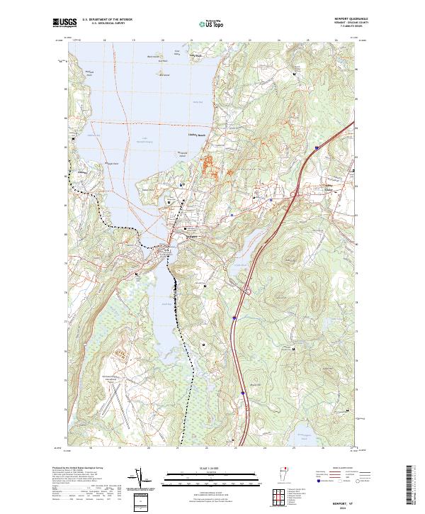 Newport, VT — USGS 7.5-minute topo (2024)