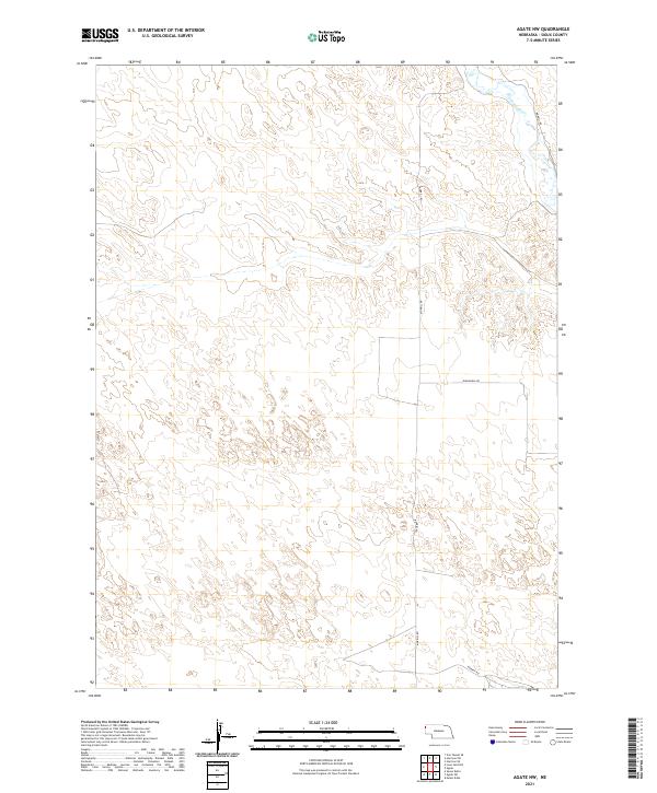 Agate NW, NE — USGS 7.5-minute topo (2021)