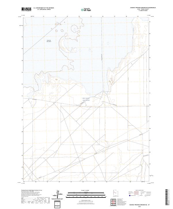 Dugway Proving Ground NE, UT — USGS 7.5-minute topo (2023)