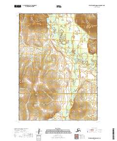 Taylor Mountains D-2 NE, AK — USGS 7.5-minute topo (2019)