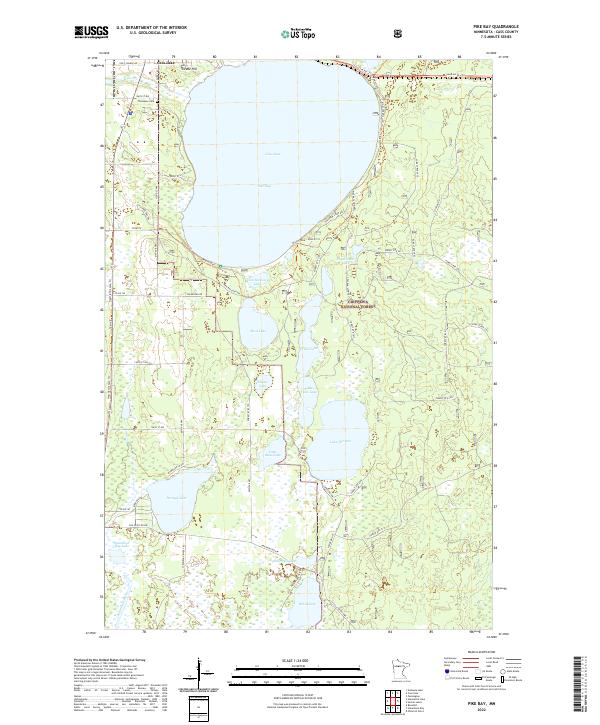 Pike Bay, MN — USGS 7.5-minute topo (2022)