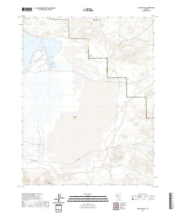 Hooten Well, NV — USGS 7.5-minute topo (2021)
