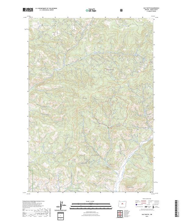 Salt Butte, OR — USGS 7.5-minute topo (2023)