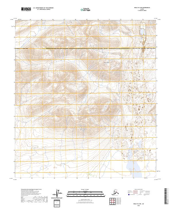 Healy B-2 NE, AK — USGS 7.5-minute topo (2024)